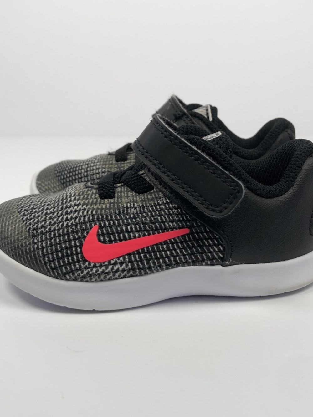 Nike Flex RN 2018 Toddler Girls Black Pink Sneakers Size 6C